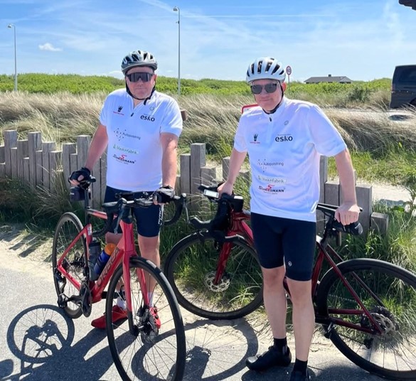 Pedalmanden og Kim Baghjul cykler til Skagen
